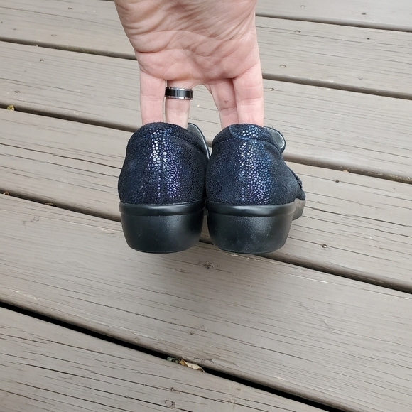 Alegria Lauryn Cosmos Iridescent Metallic Blue Purple Slip-on Clogs 40 - Picture 6 of 8